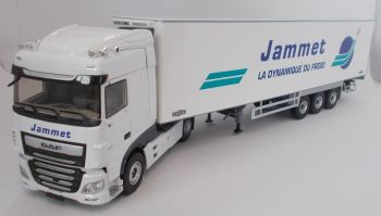 ELI116879 - DAF XF MY 2017 Space Cab 460 4x2 et remorque frigo Chereau Transports JAMMET