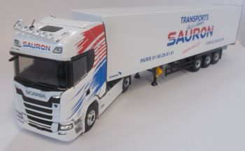 ELI116881 - SCANIA S500 4x2 et remorque fourgonSCHMITZ Transports SAURON
