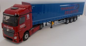 ELI116886 - MERCEDES BENZ Actros 5 1848 4x2 et remorque Tautliner Transports DELMOTTE