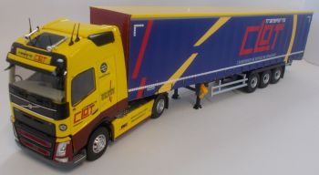 ELI116914 - VOLVO FH4 460 4x2 et remorque Tautliner Transports CLOT