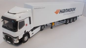 ELI116966 - RENAULT T 460 4x2 et remorque fourgon Transports HANKOOK
