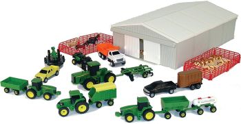 T46276B1 - Coffret 70 pièces JOHN DEERE échelle environ 1/72