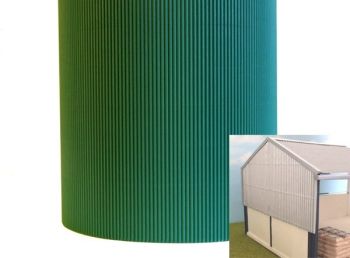 FB036C - Carton ondulé Vert - 50 x 70 cm