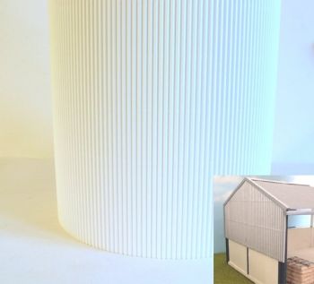 FB036D - Carton ondulé Blanc - 50 x 70 cm