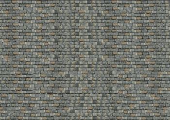 FBR04 - 5 feuilles A4 imitation Tuiles anciennes