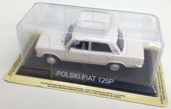 MAGLCFI125P - FIAT 125P Polski 1967 berline 4 portes blanche vendue sous blister