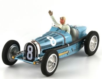 FLM-118002/8M - BUGATTI Type 59 #8 Grand prix de Monaco 1934 Bleue
