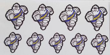 FM00020 - Lot de 14 autocollants "bonhomme MICHELIN"