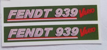 FM00146 - Lot de 2 autocollants FENDT 939 Vario