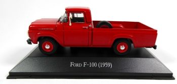 MAGARG42 - FORD F-100 pick-up 1959 rouge vendu sous blister