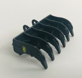 GF76G - Godet râteau BMC gris - pour pelle de 25 à 35 Tonnes