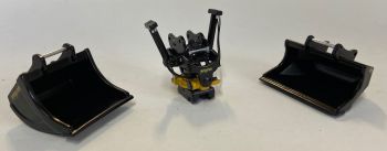 GF97-SET1 - Tiltrotator , godet et godet de nivellement ENGCON EC233 pour pelle de 25 à 35 tonnes