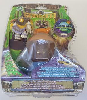 GIOGPH01434 - Pack de Régénération avec Gel Gluant + Figurine GORMITI - Or