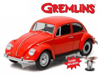 GREEN12985 - VOLKSWAGEN Beetle 1967 de Billy Peltzer du film Gremlins avec figurine Gizmo incluse