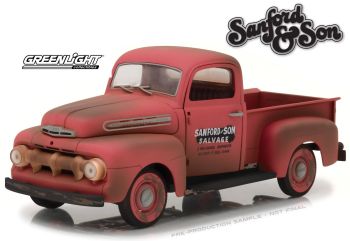 GREEN12997 - FORD F-100 pick-up 1952 version salie de la série Sanford and Son 1972-1977
