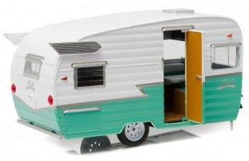 GREEN18227 - Caravane SHASTA Aire Flyte blanche et verte