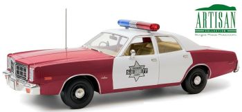 GREEN19097 - DODGE Monaco 1977 Finchburg County Sheriff rouge et blanche