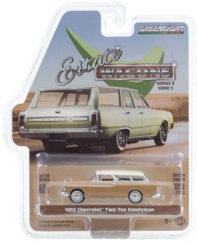 GREEN29990-A - CHEVROLET Two-Ten Handyman 1955 break marron toit blanc vendue sous blister