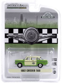 CHECKER MOTORS MARATHON A11 1982 taxi vert et crème vendue sous blister