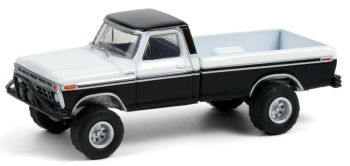 GREEN35190-B - FORD F-250 pick-up 1976 noir et blanc All-Terrain vendue sous blister