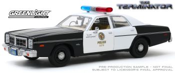 GREEN84101 - DODGE Monaco Metropolitan Police 1977 du film Terminator 1984