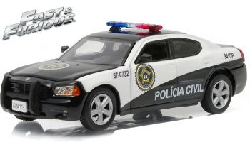 GREEN86237 - DODGE Charger Poursuite police de Sao Paulo 2006 du film Fast And Furious V