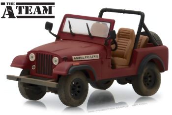 GREEN86528 - JEEP CJ-7 1981 Animal Preseve The A-Team de la série tv l'Agence Tous Risques