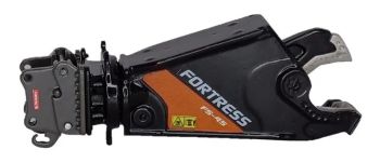 GF118-1-B - Cisaille à ferraille FORTRESS FS45-R Noir pour pelle de 40 Tonnes