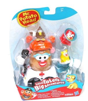 HASA4603 - Figurine Mme PATATE Vétérinaire et sont véhicule -  17 cm