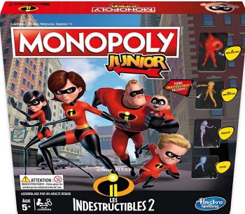 HASE1781 - MONOPOLY Junior - LES INDESTRUCTIBLES 2 | 2 à 4 joueurs
