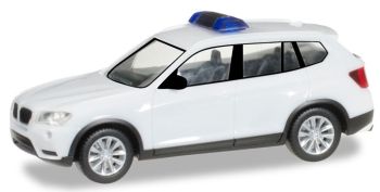 HER013130 - BMW X3 avec gyrophare bleu en kit à assembler