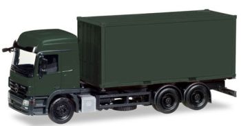 HER013383 - MERCEDES BENZ Actros 4x2 version militaire avec container en kit à assembler