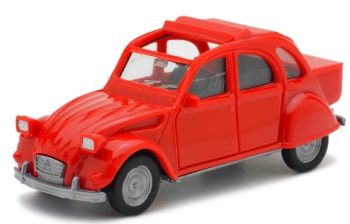HER027632-002 - CITROËN 2 CV rouge avec extension de coffre