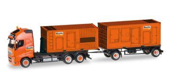 HER307031 - VOLVO FH GI PORTEUR 6X4 avec remorque 2 esieux