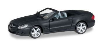 HER038461 - MERCEDES SL Cabriolet , Noir  Mat