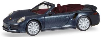 HER038928 - PORSCHE 911 Turbo cabriolet gris sombre