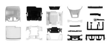 HER084734 - 2 Cabines de MAN TGX XLX Euro 6 avec déflecteur - En Kit