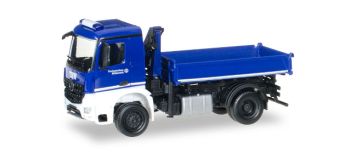 HER092562 - MERCEDES Arocs 4x2 Benne avec grue de déchargement THW