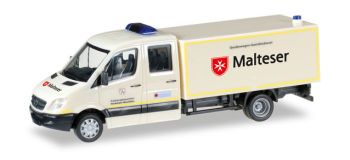 HER092951 - MERCEDES Sprinter double cabine avec caisse medical Malteser