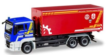 HER093699 - MAN TGS L E6 W 6x2 LKW THW avec caisse déposable