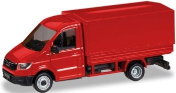 HER093712 - MAN TGE plateau bâché rouge