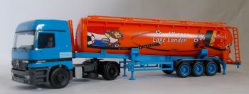 HER1483 - MERCEDES Actros 4x2 avec semi-citerne silo 3 Essieux - HEEMEX
