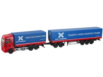 HER1735 - MAN TGA Porteur 3 Essieux avec semi-remorque 3 Essieux - WIM BOSMAN