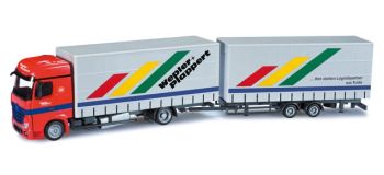 HER301640 - MERCEDES Actros 4x2 Porteur avec remorque 2 essieux - WEPLER PLAPPERT