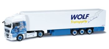 HER301770 - MAN TGX XLX 4x2 avec semi-remorque frigo 3 Essieux - WOLF TRANPORTE
