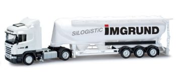 HER302371 - SCANIA R09 4x2 avec semi-remorque silo 3 Essieux - IMGRUND
