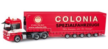 HER303101 - MERCEDES Actros 08 SZ 6x4 avec semi remorque 5 Essieux - COLONIA