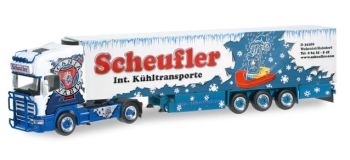 HER304337 - SCANIA 164 V8 4x2 avec semi-remorque frigo 3 Essieux - SCHEUFLER
