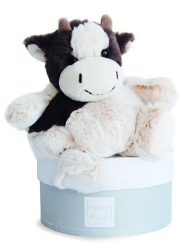 HO2583 - Peluche Vache BOULIDOUX - Beige et Marron