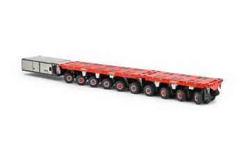 IMC109265 - Module de transport auto-propulsé SCHEUERLE SPMT 6 et 4 essieux rouge